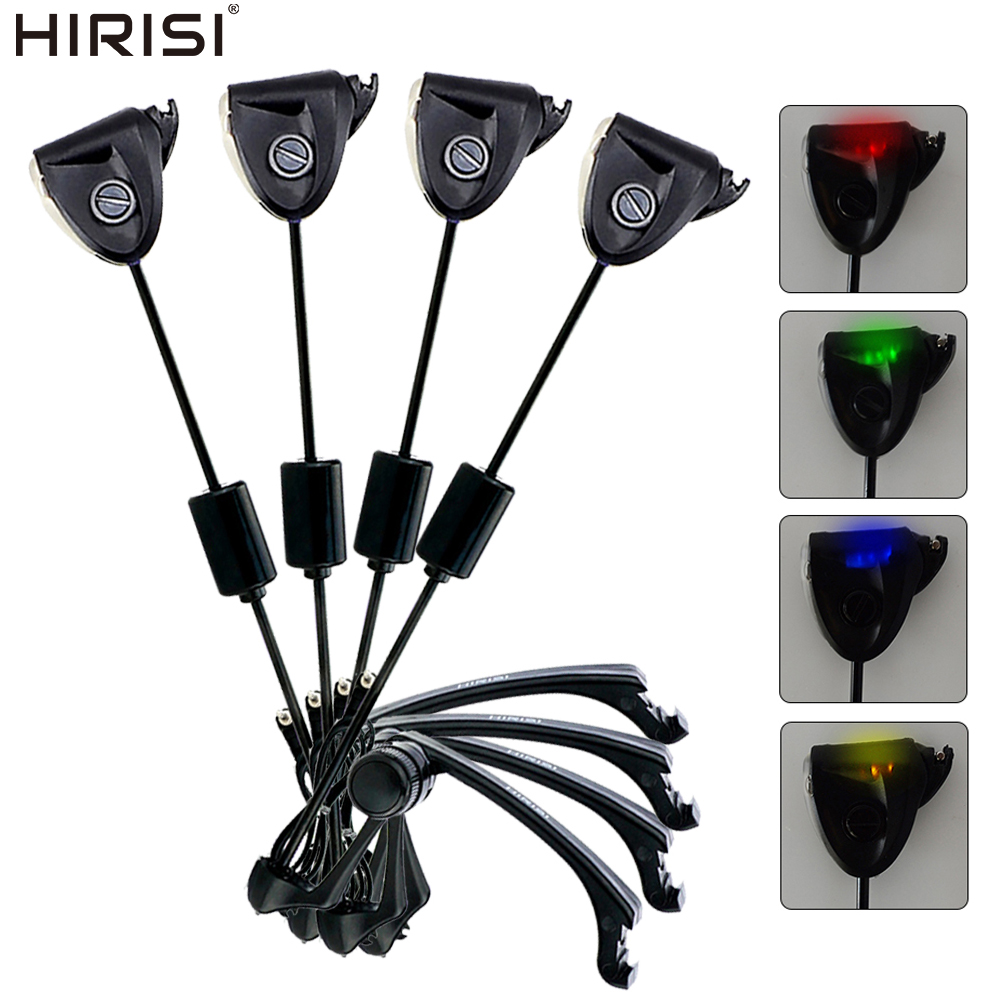 Fish Alarm - Hirisi B2005 Karpfenangel-Swinger-Set Mehrfarbiges LED-Licht Einstellbare