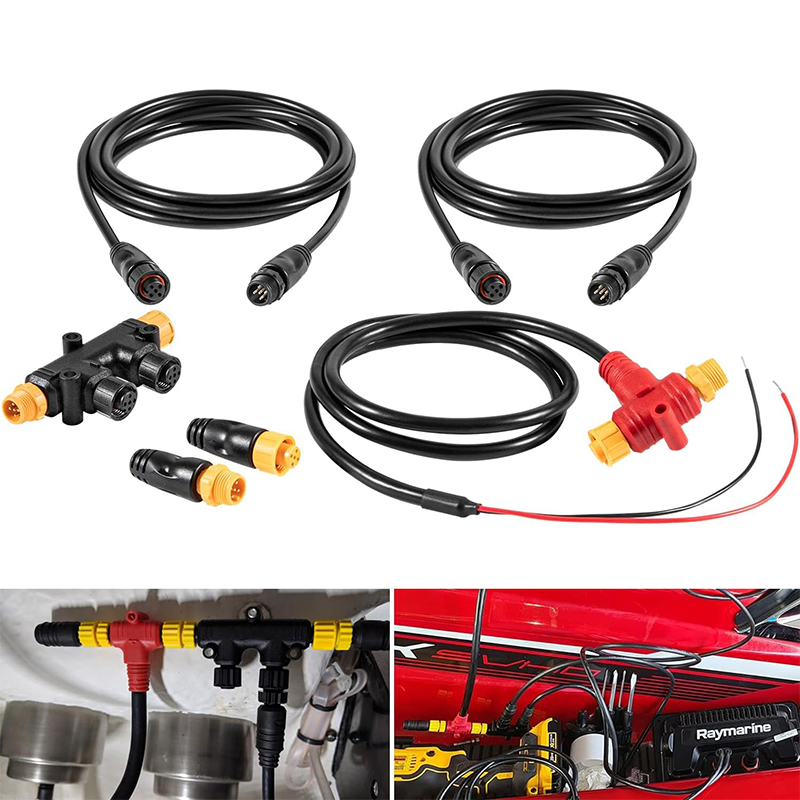 Fish Finder Cable - NMEA 2000 Backbone-Kabel, Drop-Kabel, T-Shirts, Terminator-Kits