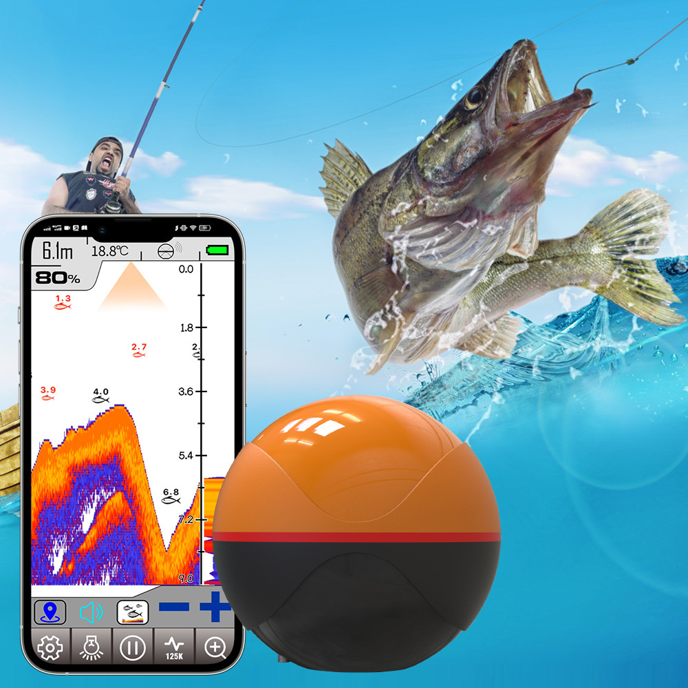 Neuer Dual-Frequenz Smart WiFi – Fish Finder Battery Bewertung und Preis