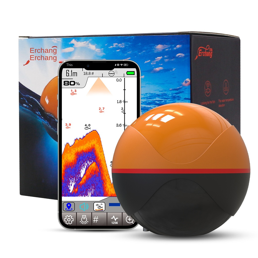 Neuer Dual-Frequenz Smart WiFi – Fish Finder Battery Bewertung und Preis