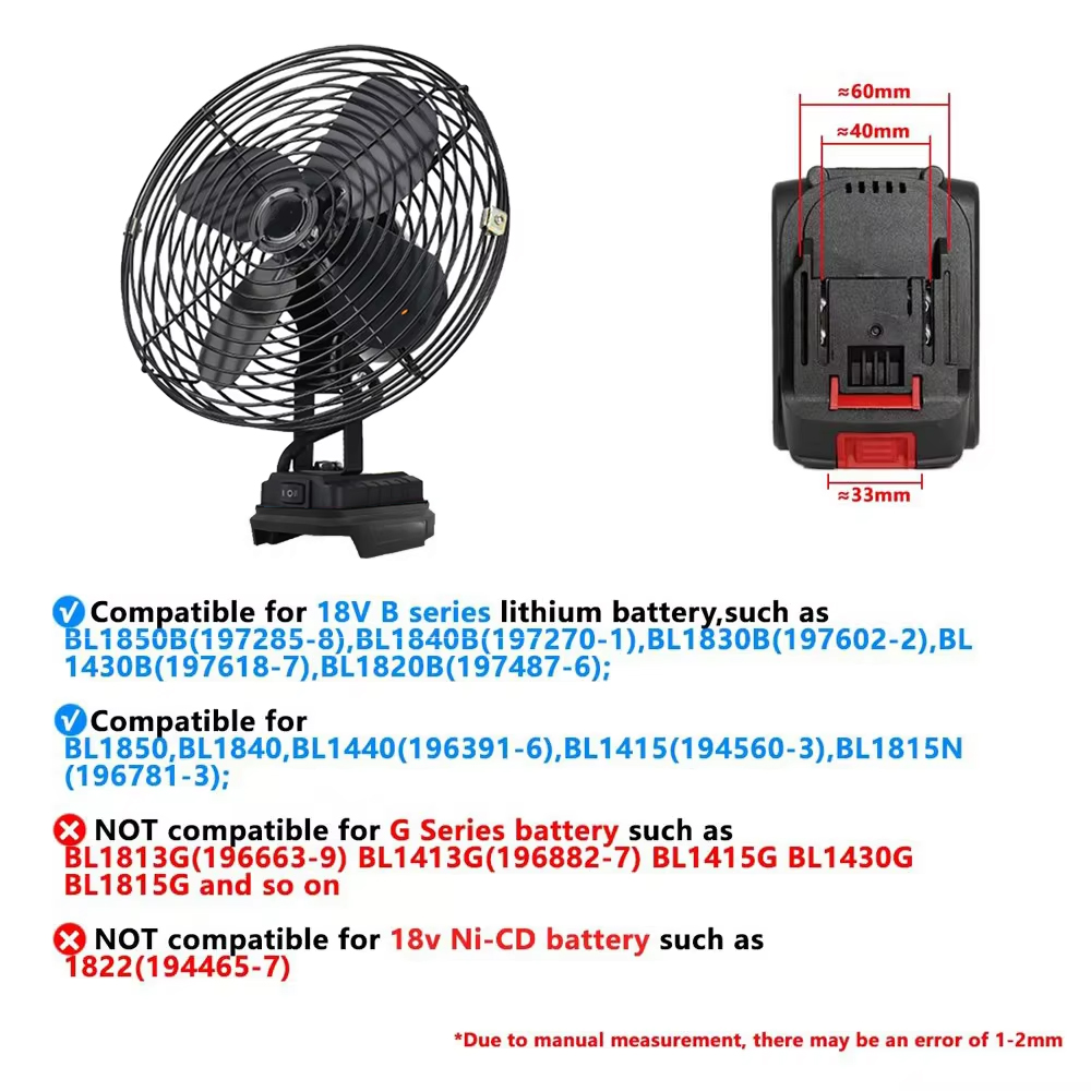 6/8In Camping Fan Outdoor Ange – Fish Finder Battery Bewertung und Preis