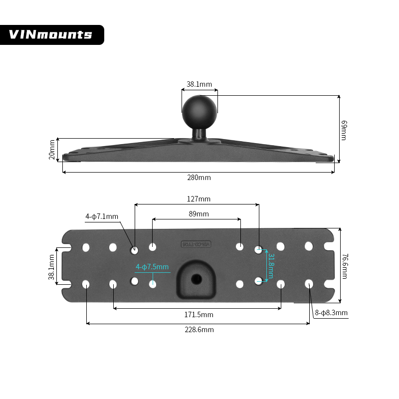 Aluminium-Fischfinder-Halterun – Fish Finder Mount Bewertung und Preis